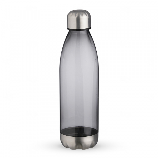 Garrafa Personalizada Plástica - 700ml Fume e Inox