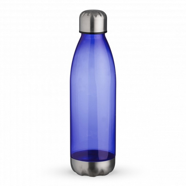 Garrafa Personalizada Plástica - 700ml Azul e Inox