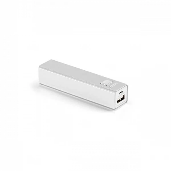 Bateria Portátil Personalizada - 2.600 mAh Branco