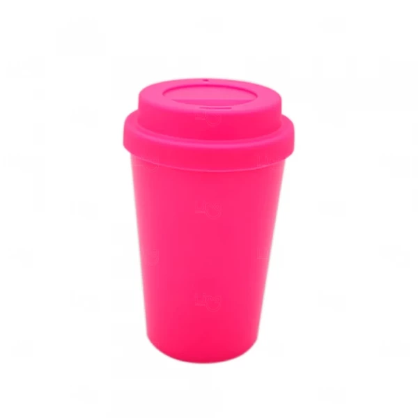 Copo de Café e Chá Personalizado - 400ml Rosa