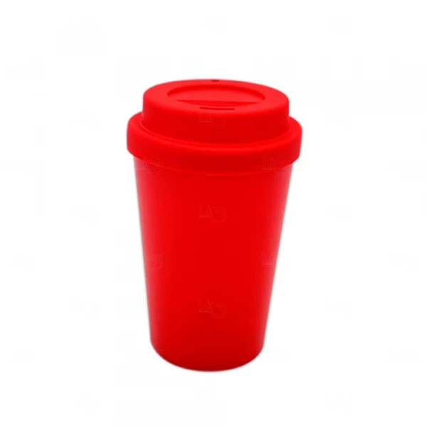 Copo de Café e Chá Personalizado - 400ml Vermelho