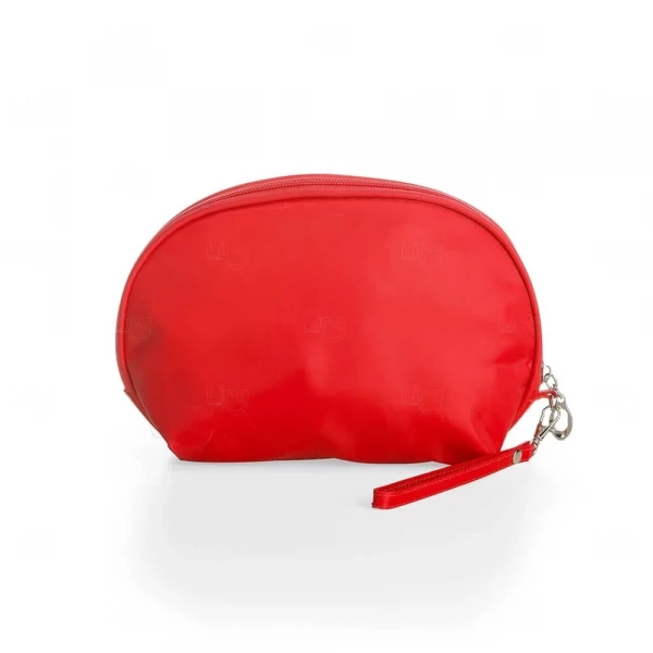 Nécessaire Personalizada de Nylon Impermeável Vermelho