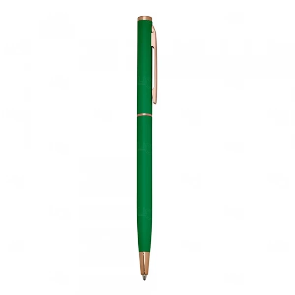 Caneta Semimetal Personalizada Verde
