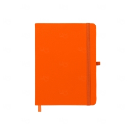 Caderno Moleskine C/ Porta Caneta Personalizado - 17,7x13,3cm Laranja 