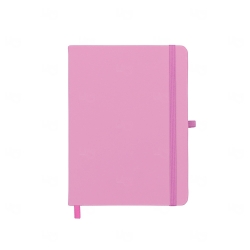 Caderno Moleskine C/ Porta Caneta Personalizado - 17,7x13,3cm Rosa Claro