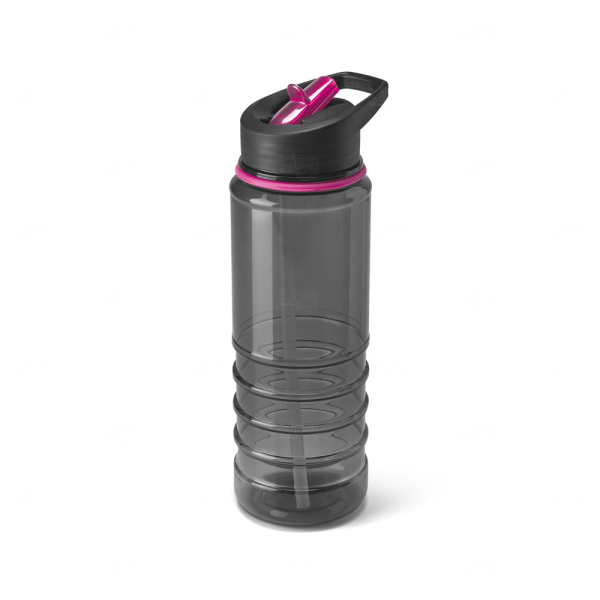 Squeeze Plástica 650ml com Canudo Personalizada 
