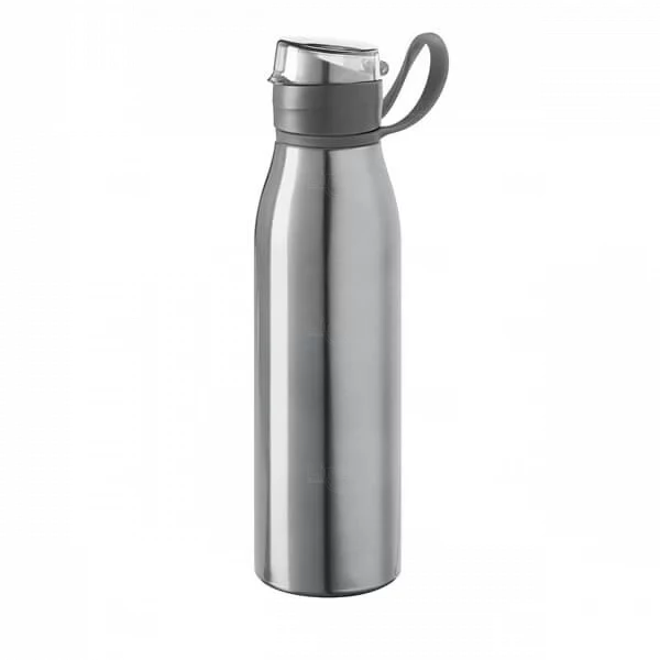 Garrafa De Aluminio Personalizada - 650ml Cromado