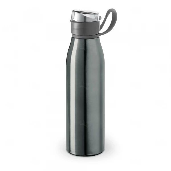 Garrafa De Aluminio Personalizada - 650ml Cinza