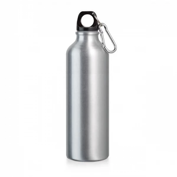 Garrafa de Aluminio  Metalizada Personalizada - 750ml Prata