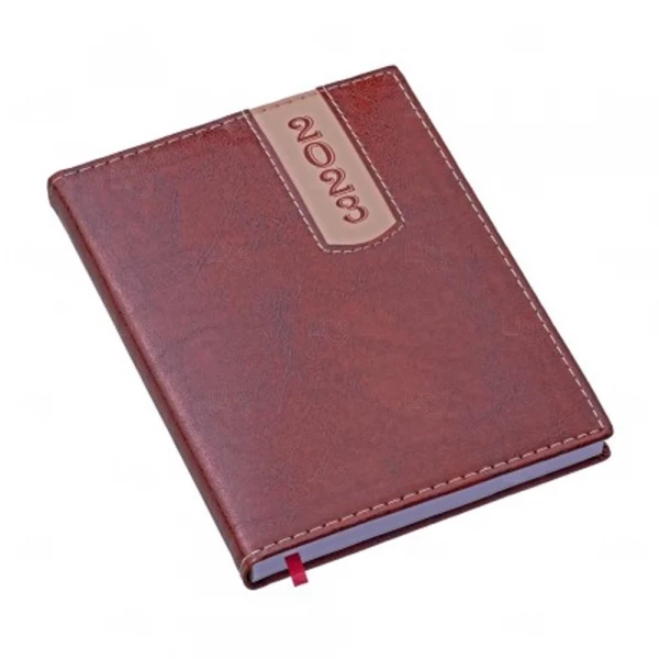 Agenda Personalizada 2023 De Couro Sintético - 20,10 x 14,80 cm