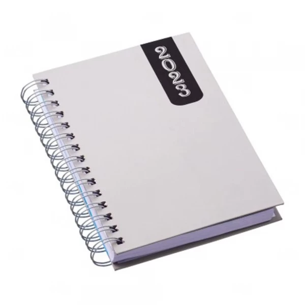 Agenda Personalizada Diária 2023 - 20,1 x 16 cm Cinza