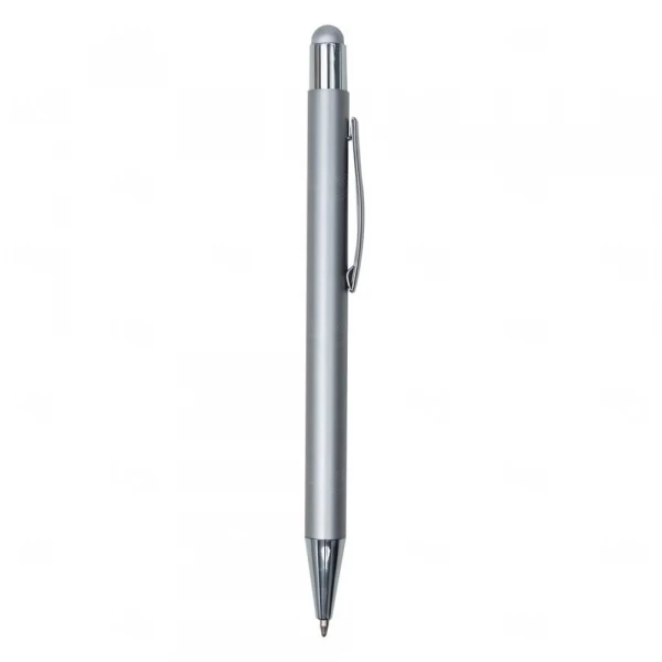 Caneta Personalizada Metal Touch Prata