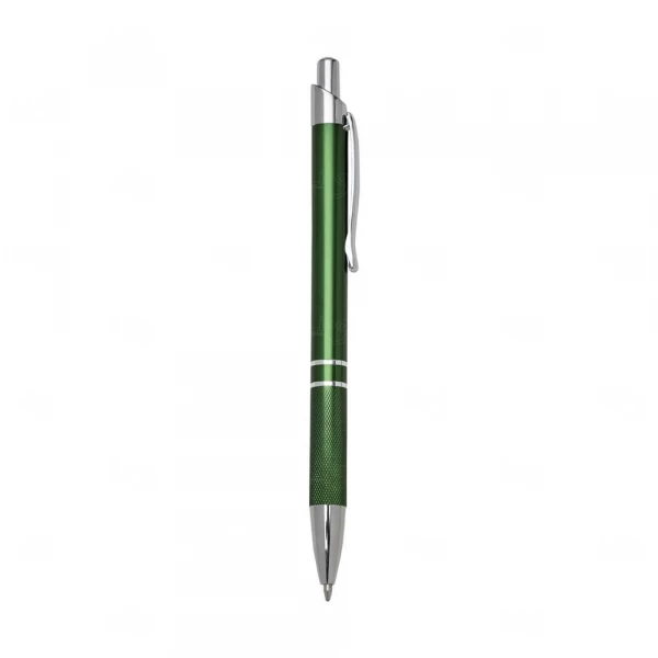 Caneta Metal C/ Textura Personalizada Verde