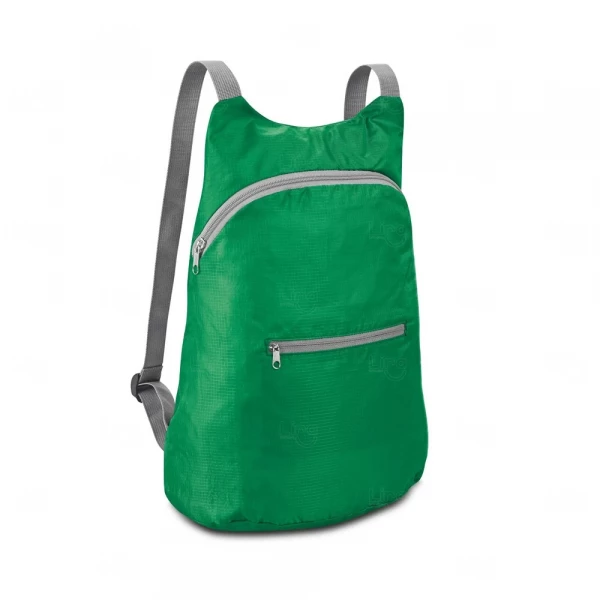 Mochila Dobrável Personalizada Verde