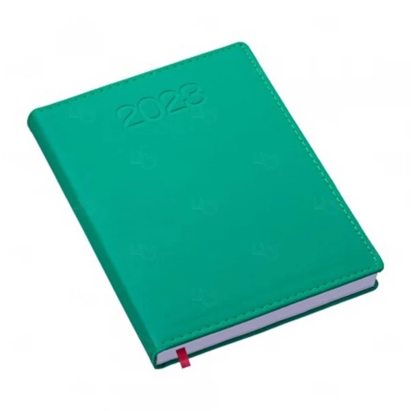 Agenda Personalizada Diária 2023 - 20 x 14,90 cm Verde
