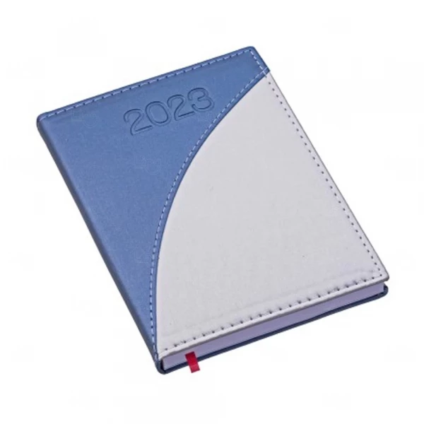 Agenda Personalizada Diária de Couro Sintético - 20 x 14,9 cm