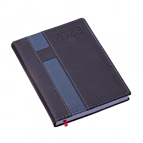 Agenda Personalizada 2023 De Couro Sintético - 20 x 14,9 cm