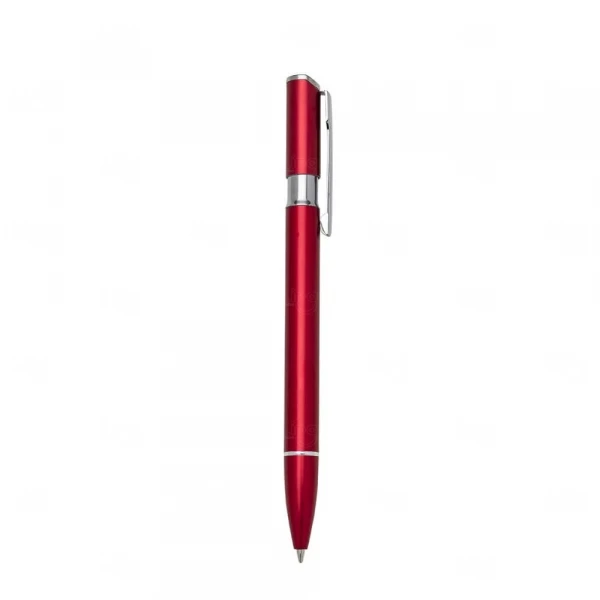 Caneta Alumínio Colorida Personalizada Vermelho