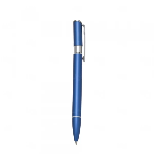 Caneta Alumínio Colorida Personalizada Azul