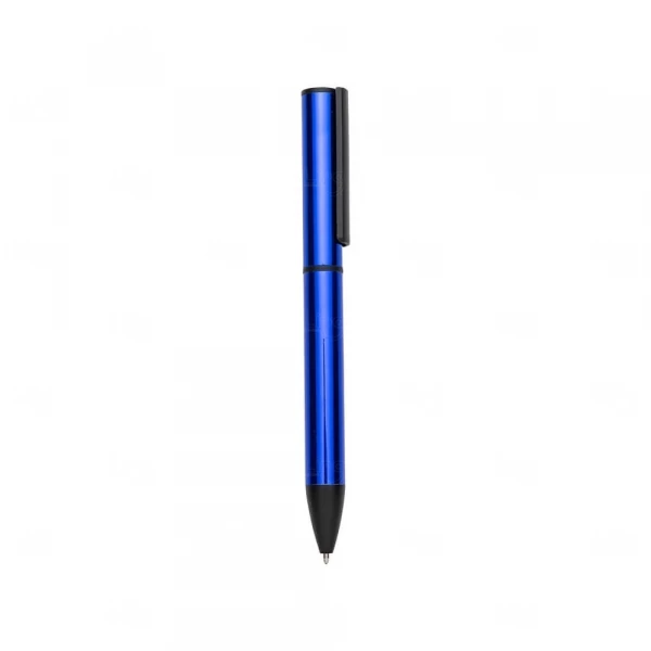 Caneta de Metal Personalizada Azul