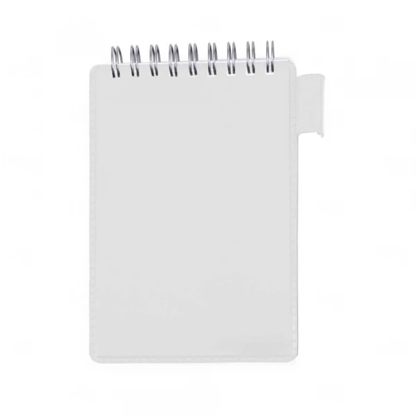 Bloco de Anotações com Suporte Personalizado - 14,9 x 9,1 cm Branco