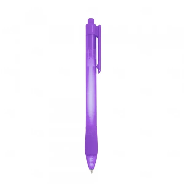 Caneta Plástica Emborrachada Personalizada 