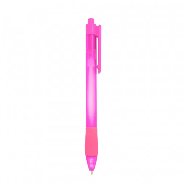 Caneta Plástica Emborrachada Personalizada 