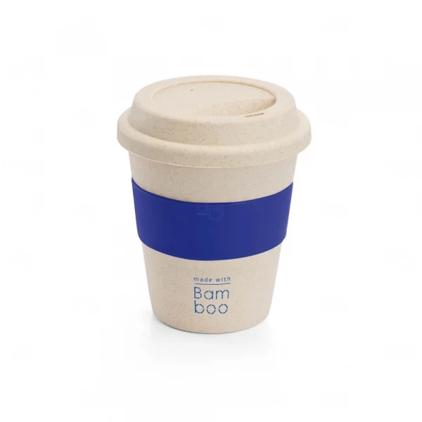 Copo de Fibra de Bambu Personalizado - 380ml Azul