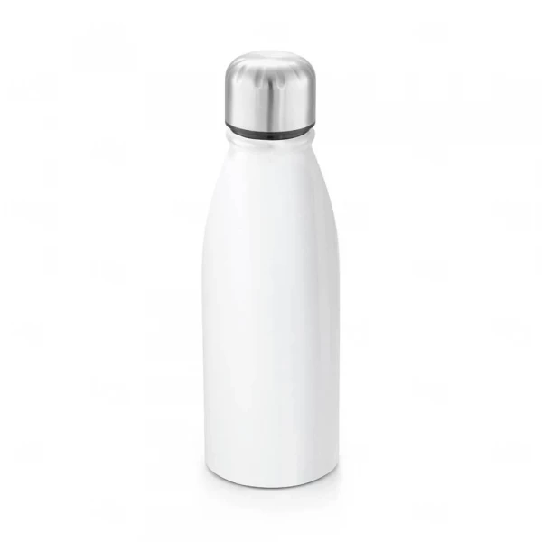 Garrafa de Aluminio Personalizada - 500ml Branco