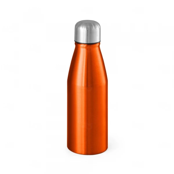 Garrafa de Aluminio Personalizada - 500ml Laranja