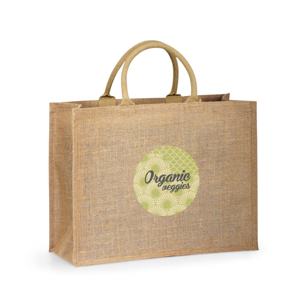 Sacola Ecológica em Juta Personalizada - 43 x 34 cm 