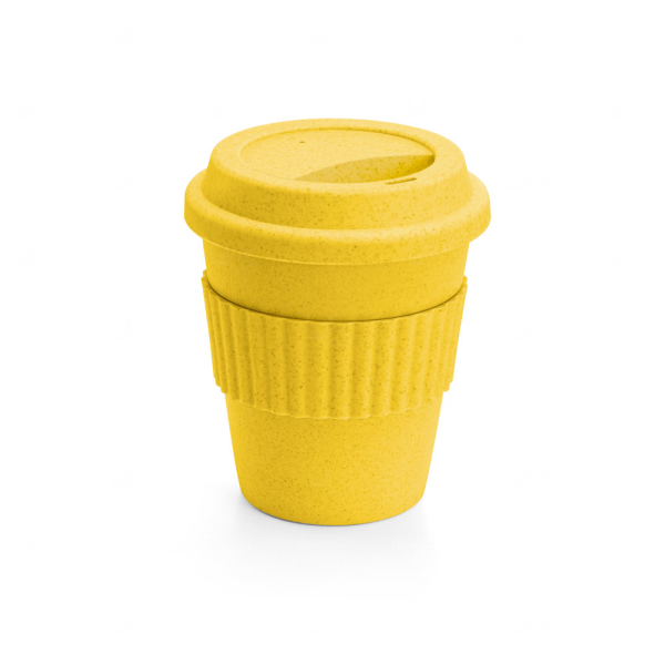 Copo de Fibra de Bambu 380ml Colorido Personalizado 