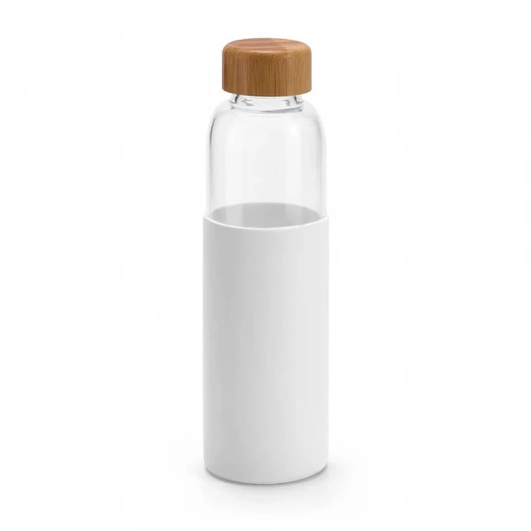 Garrafa Personalizado de Vidro - 600ml Branco