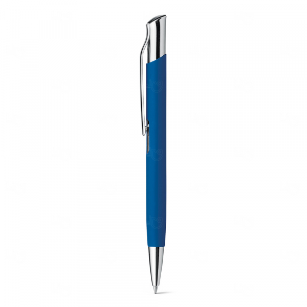 Caneta Esferográfica Alumínio Personalizada Azul
