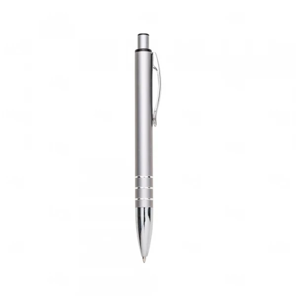 Caneta Semimetal Personalizada Prata