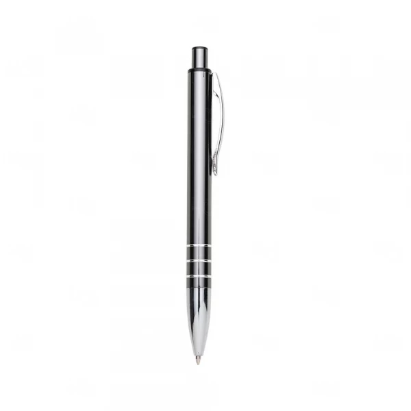 Caneta Semimetal Personalizada Cinza