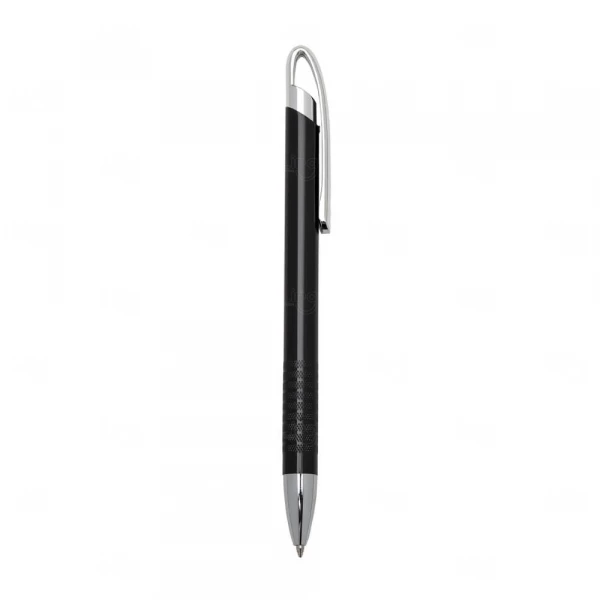 Caneta Semimetal Personalizada Preto