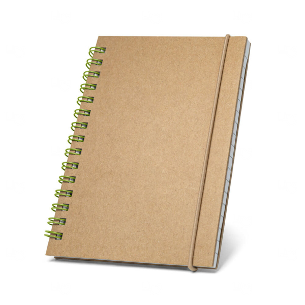 Caderno de Bolso Ecológico com Espiral Personalizado - 14 x 10 cm