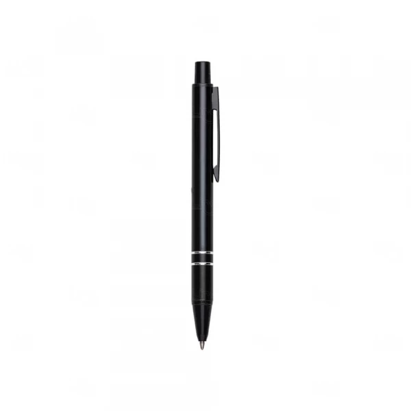 Mini Caneta Semimetal Personalizada Preto