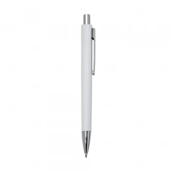 Caneta Semimetal Personalizada Branco