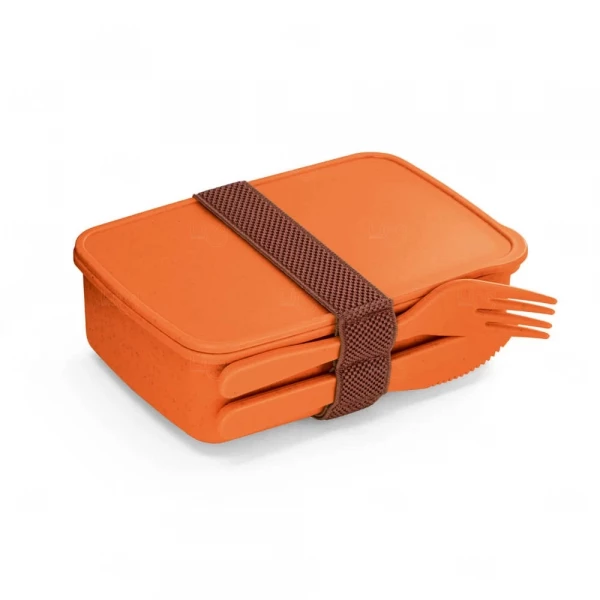 Marmita Fibra de Bambu Personalizada Laranja