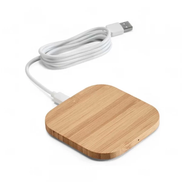 Carregador Wireless Bambu Personalizado