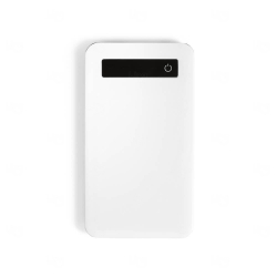 Bateria Portátil Com Ecrã Touch Personalizado - 4.000 mAh Branco