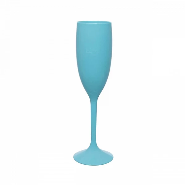 Taça Champagne Personalizada - 160ml Azul Claro