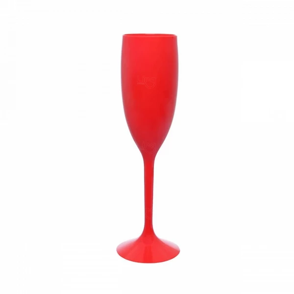 Taça Champagne Personalizada - 160ml Vermelho
