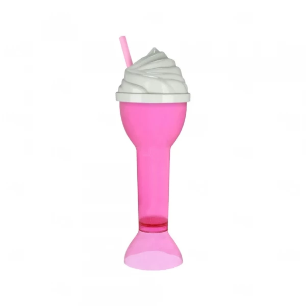 Copo Plástico 550ml com Tampa Sorvete Personalizado