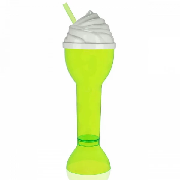 Copo Plástico 550ml com Tampa Sorvete Personalizado 
