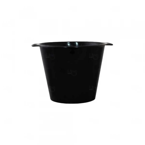 Balde Personalizado De Gelo  - 4,5 L (Leitoso ou Cristal) Preto
