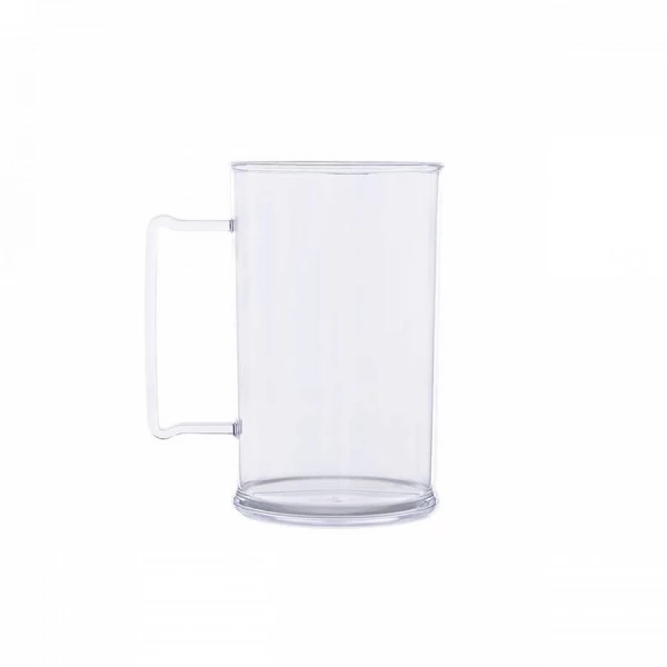 Caneca De Chopp Personalizada - 500ml (Leitosa ou Cristal) Transparente