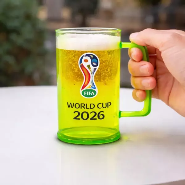 Caneca de Chopp 500ml em PS Cristal Personalizada